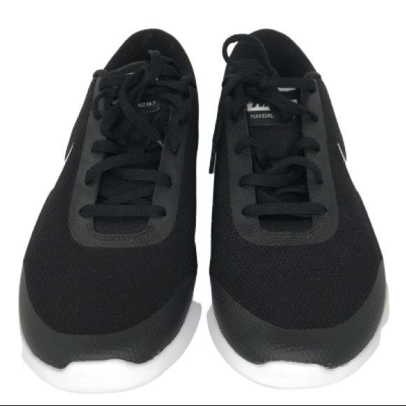 NIKE FLEX EXPERIENCE SZ 9.5 Black Running Trainers - Picture 4 of 8